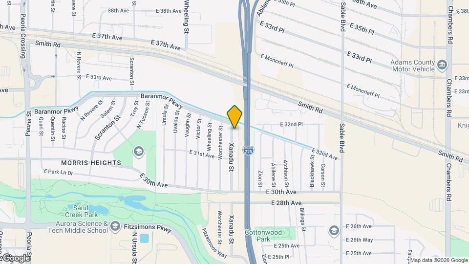 3160 Xanadu St Map and Location Details