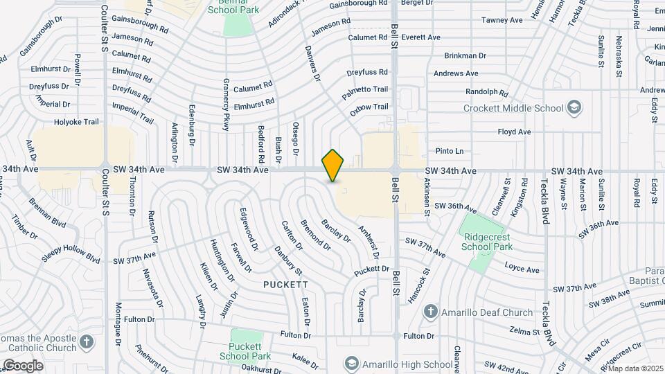 3411 Amherst Dr, Unit Back Apartment Map and Location Details