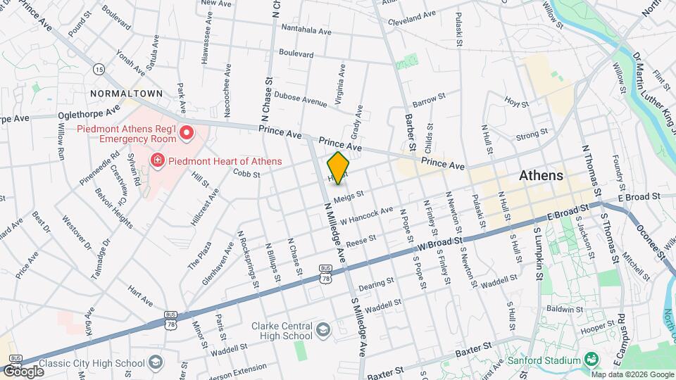 455 N Harris St Map and Location Details