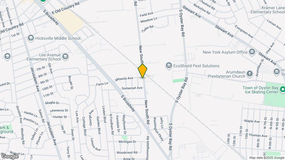 308 New South Rd Map and Location Details