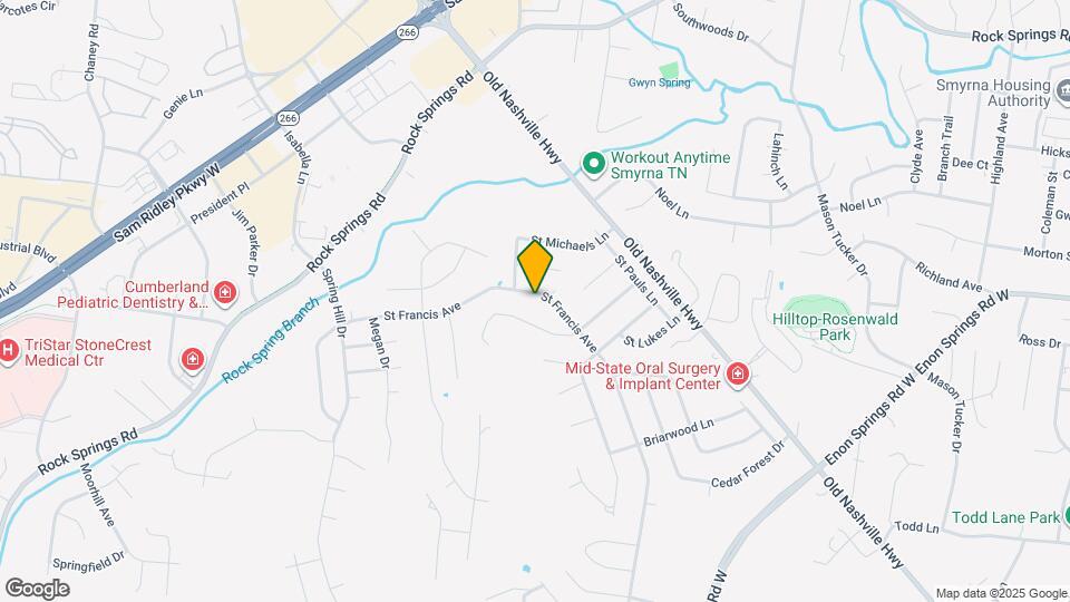 411 St Francis Ave Map and Location Details