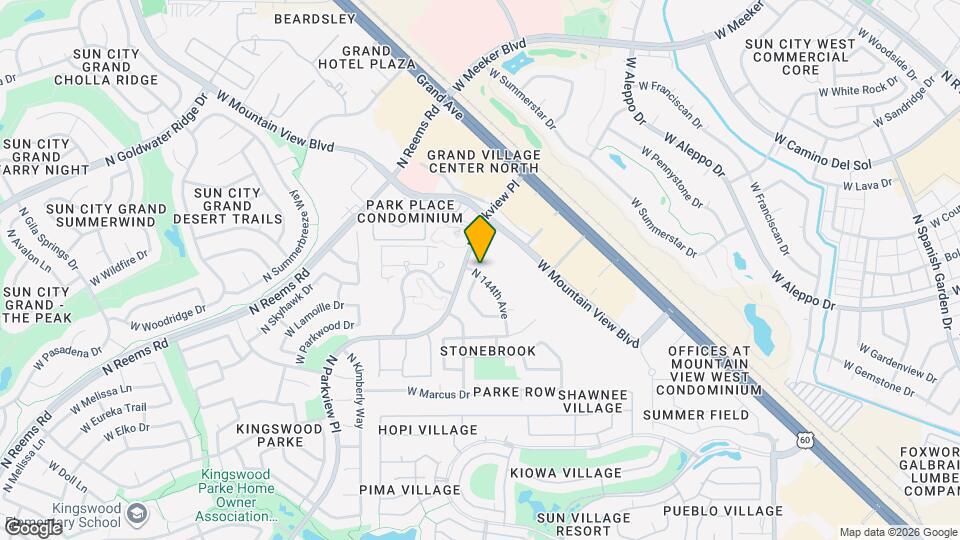 18315 N 144th Ave Map and Location Details