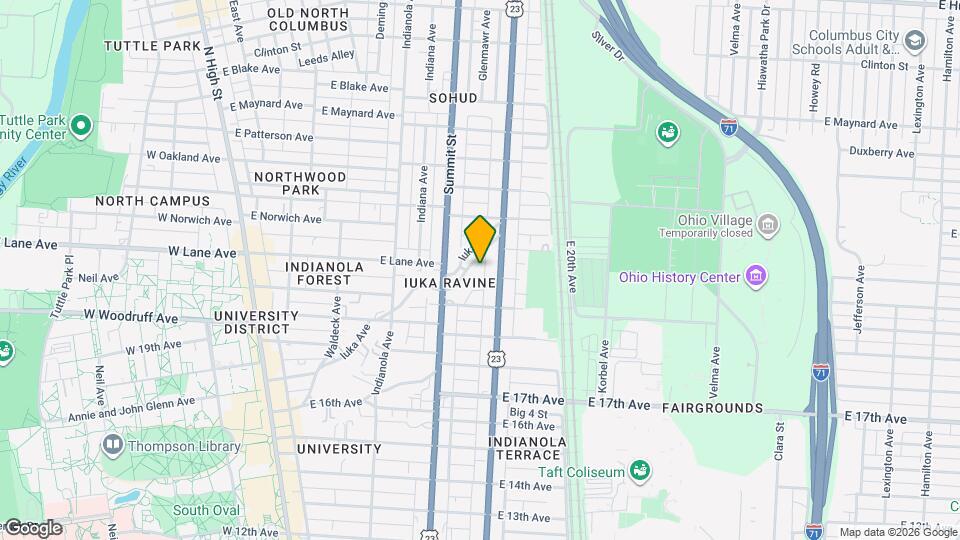 2104 Iuka Ave Map and Location Details