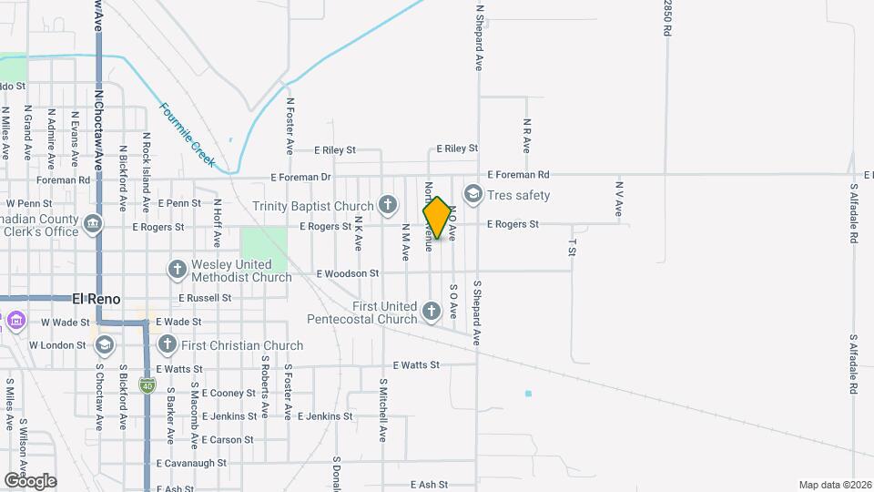 122 North N Avenue Map and Location Details