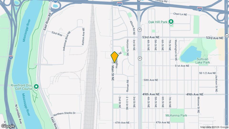 5060 Hughes Ave NE Map and Location Details