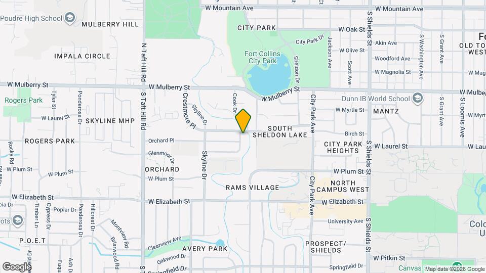 1101 Broadview Pl Map and Location Details