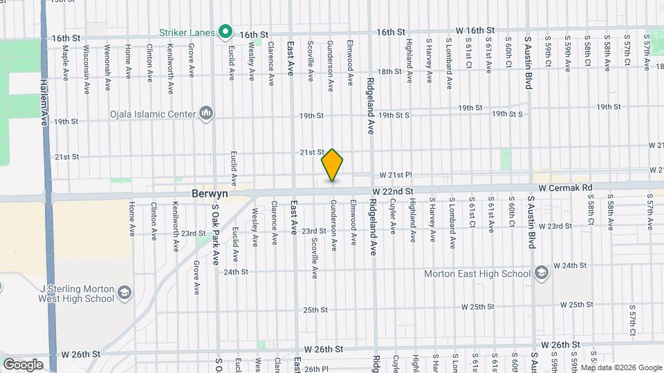 6500 W Cermak Rd, Unit 338 Mapa y Detalles de la Ubicación