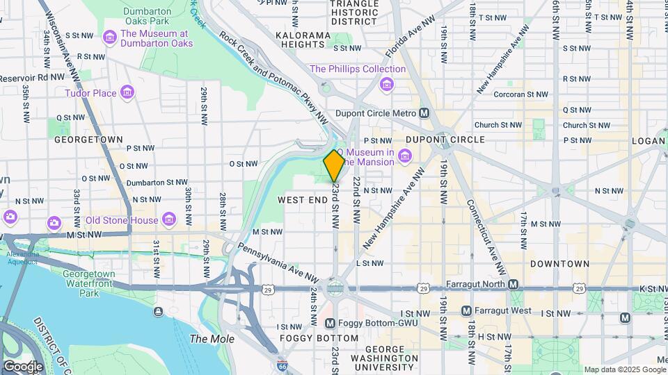 2301 N St NW Map and Location Details