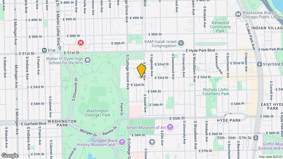 5242 S Drexel Ave Map and Location Details