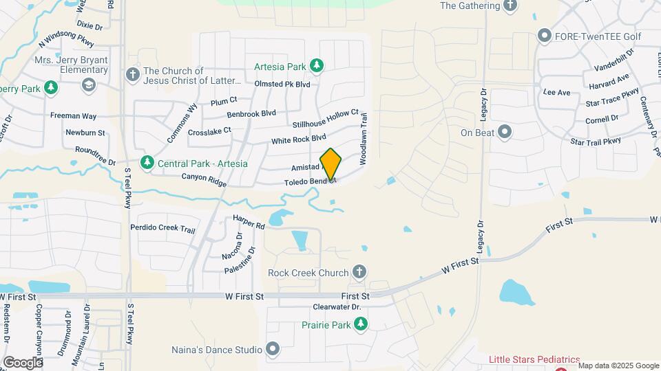 16524 Toledo Bend Ct Map and Location Details