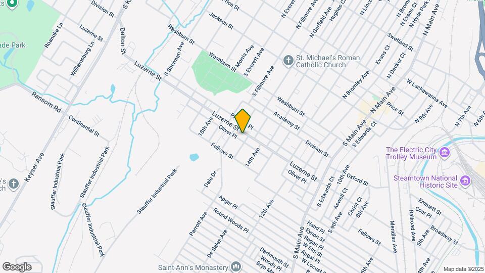 1507 Luzerne St Map and Location Details