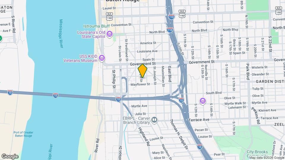 729 Royal St Mapa y Detalles de la Ubicación