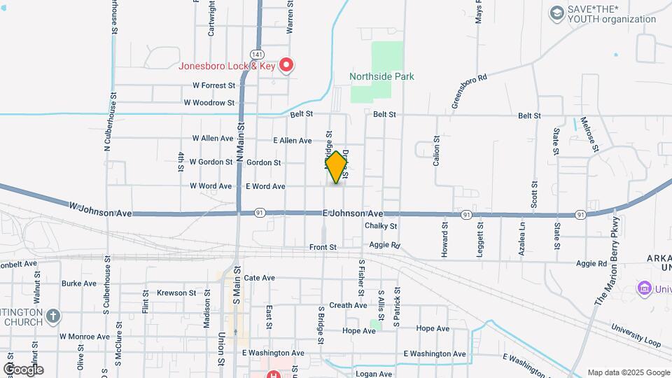 615 E Word Ave Map and Location Details