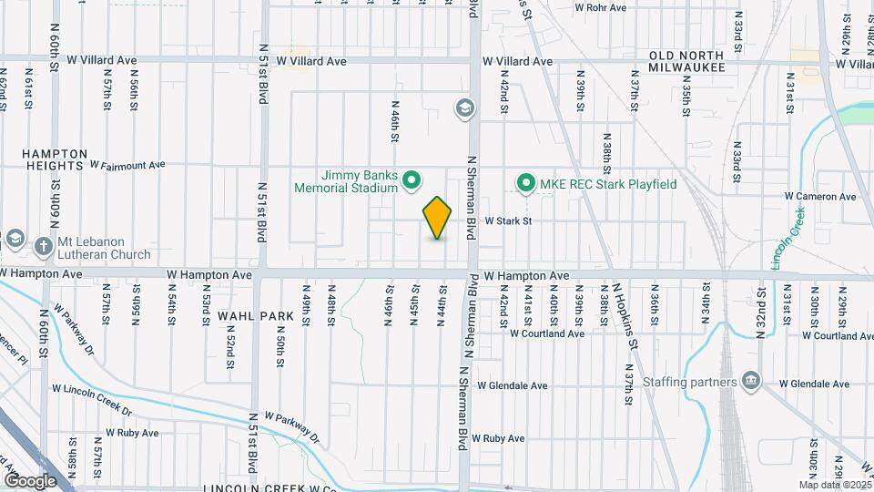 4845 N 44th St Map and Location Details
