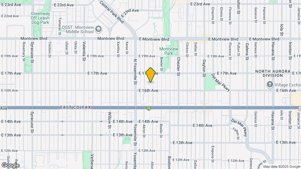 1627 Alton St Map and Location Details