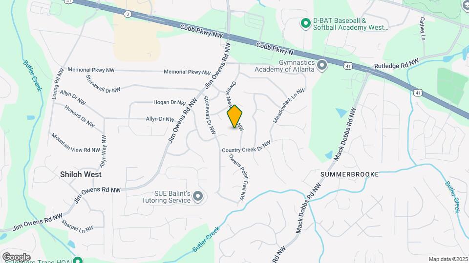 3315 Owens Meadow Ct NW Map and Location Details