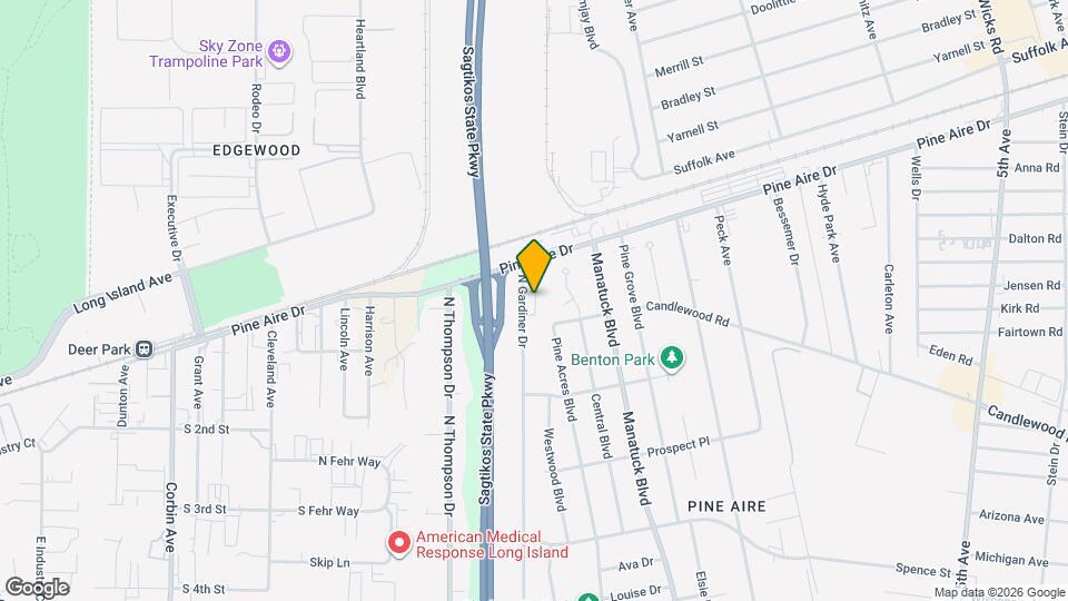 1727 N Gardiner Dr Mapa y Detalles de la Ubicación