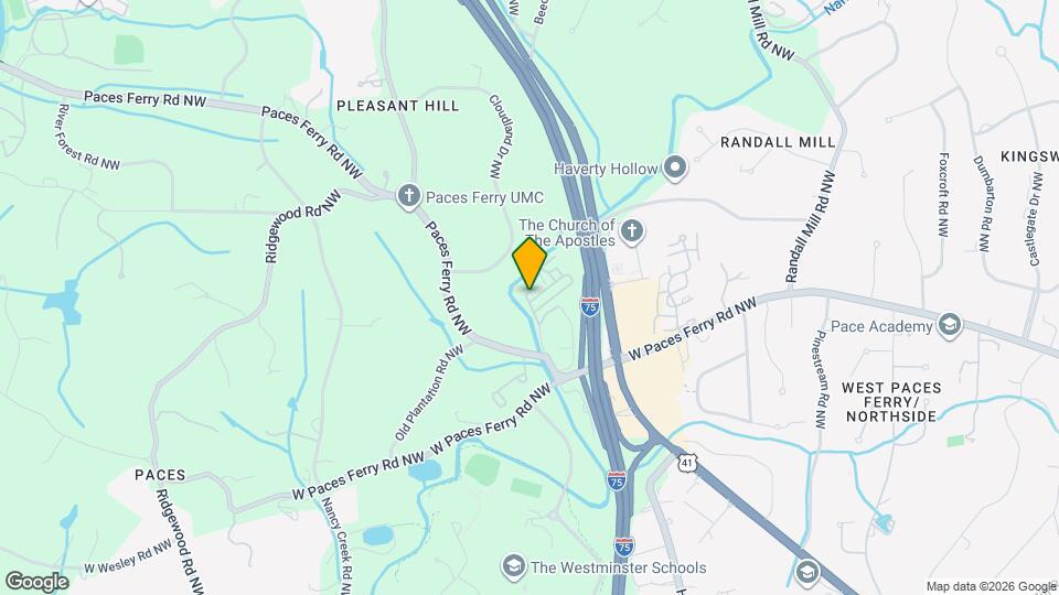 3532 Paces Pl NW Map and Location Details