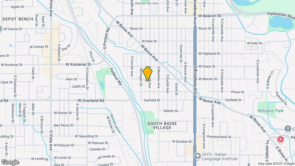 1705 S Vermont Ave Map and Location Details