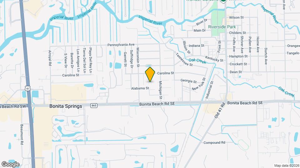 9861 Alabama St Map and Location Details