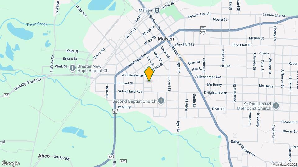 307 Sunset Dr Map and Location Details