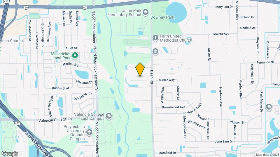 9909 Flynt Cir Map and Location Details