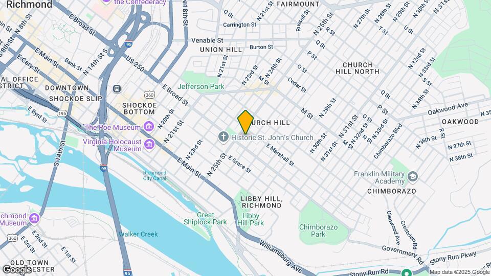306 N 26th St Map and Location Details