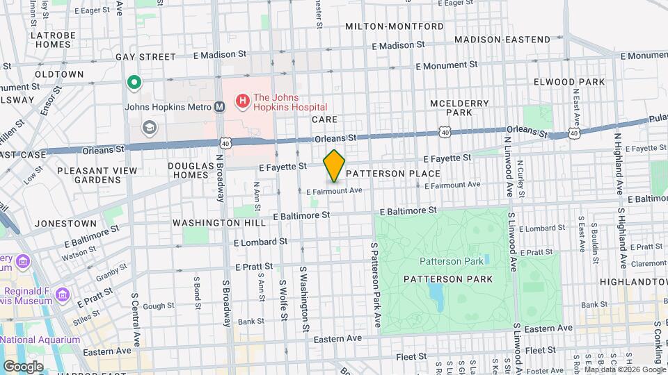 2110 E Fairmount Ave Map and Location Details