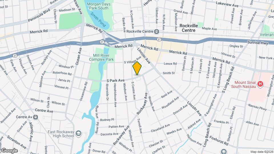 124 S Park Ave Map and Location Details