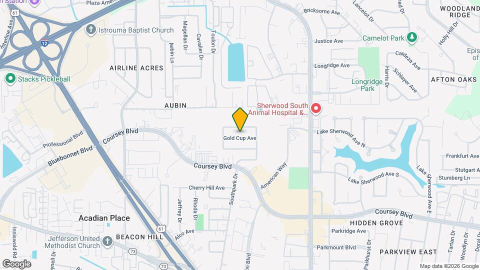 11117 Gold Cup Ave Mapa y Detalles de la Ubicación