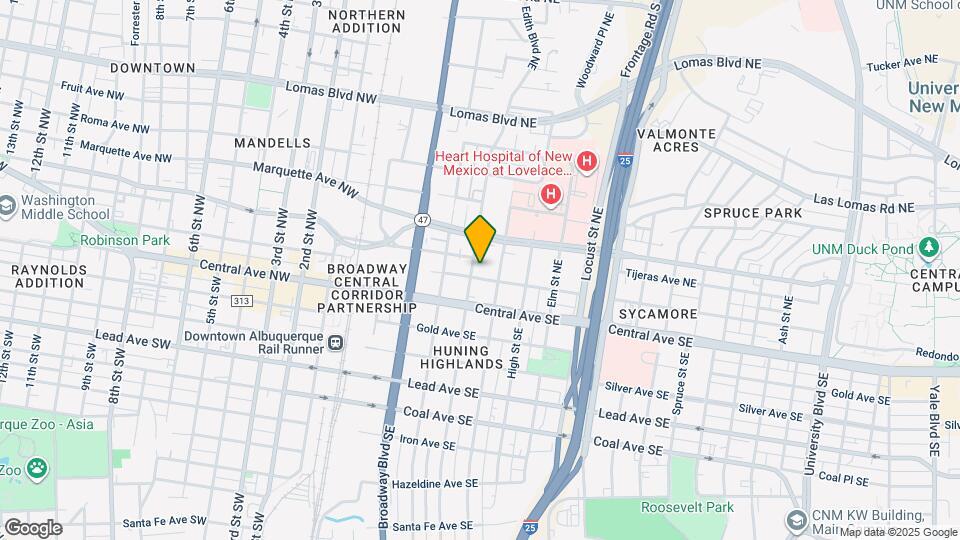 202 Edith Blvd NE Map and Location Details