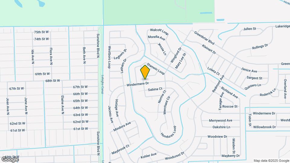 674 Windermere Dr Map and Location Details