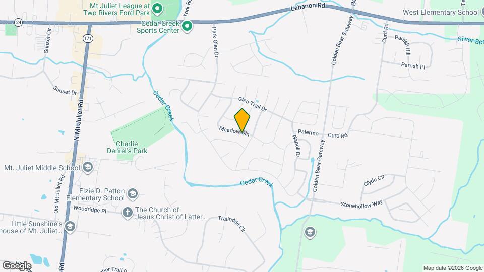 2840 Meadow Gln Map and Location Details