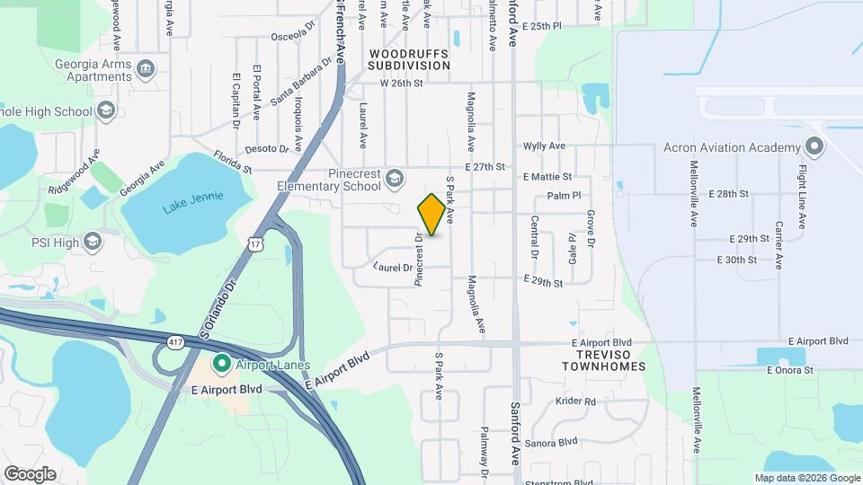 135 Pinecrest Dr Map and Location Details