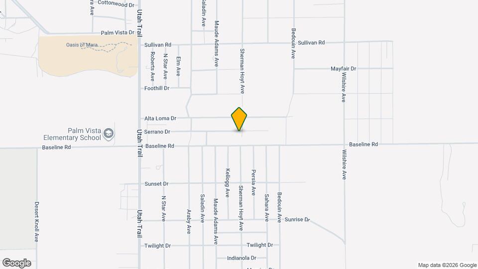 74895 Serrano Dr Map and Location Details