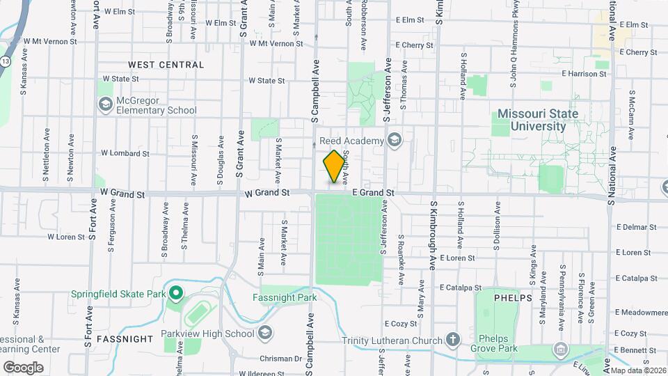 217 W Grand St Map and Location Details