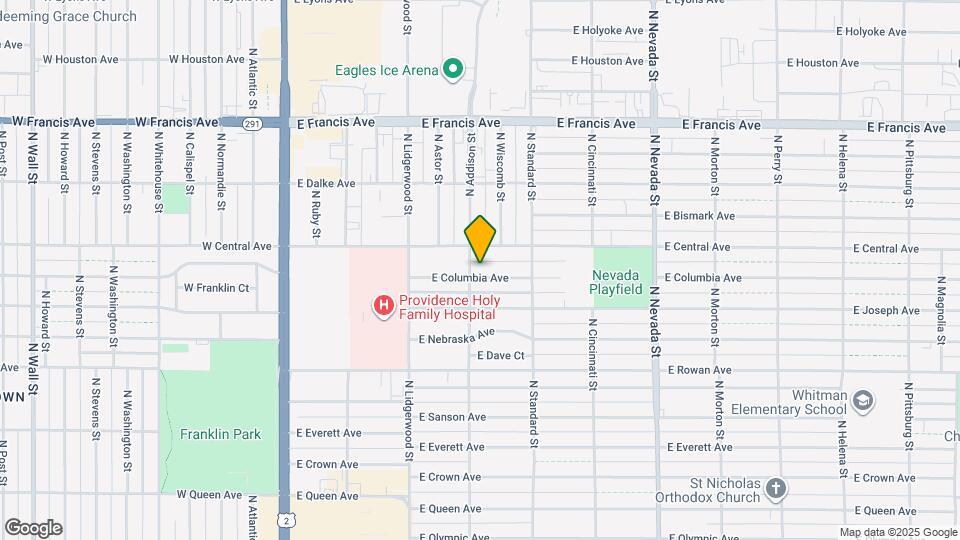 507 E Columbia Ave Map and Location Details