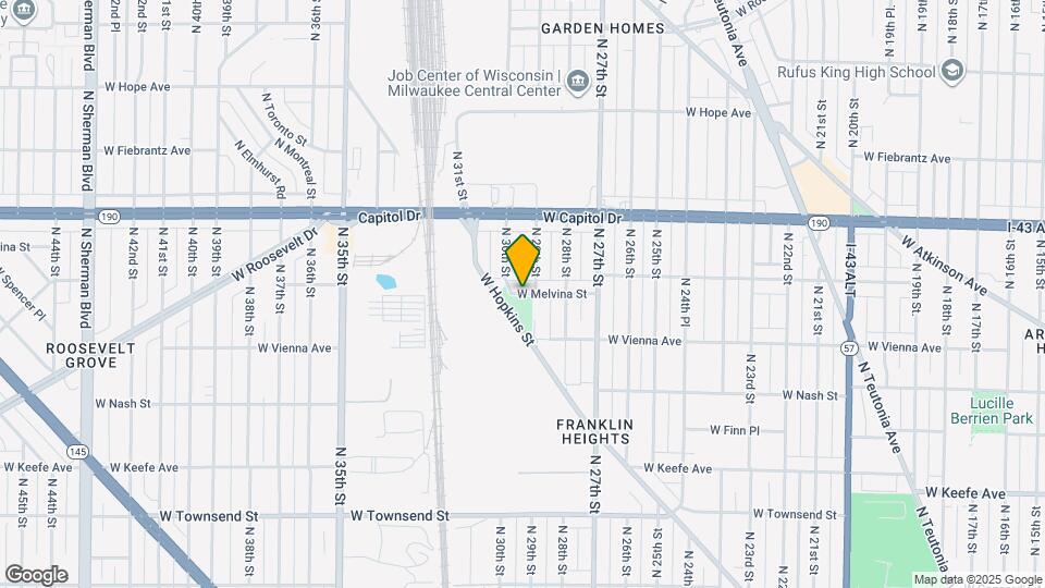 2918 W Melvina St, Unit 2918 Mapa y Detalles de la Ubicación