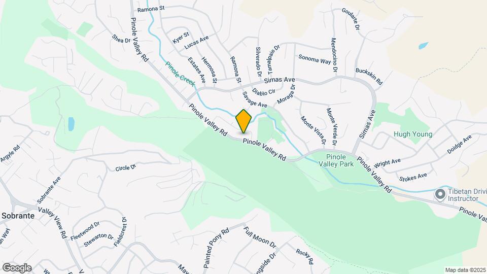 3381 Pinole Valley Rd Map and Location Details