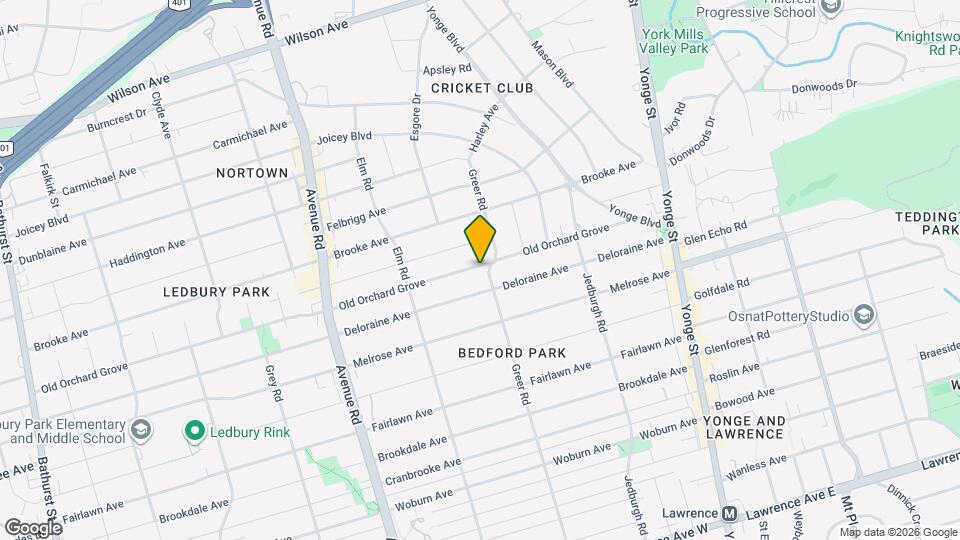 207 Old Orchard Grove Map and Location Details