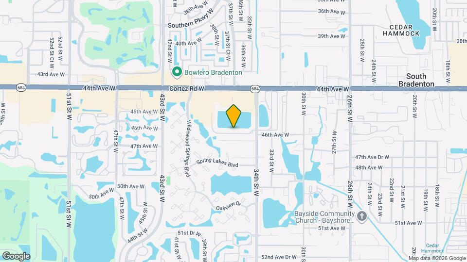 3803 45th Terrace W Map and Location Details