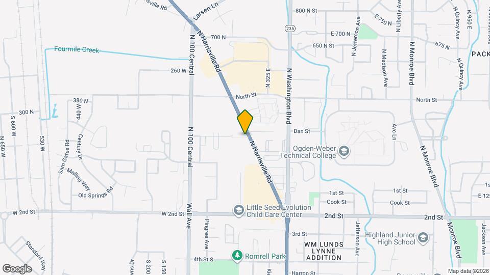 267 N Harrisville Rd Map and Location Details