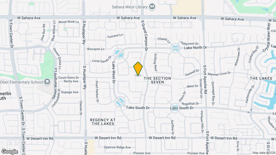 9725 Cascade Falls Ave Map and Location Details