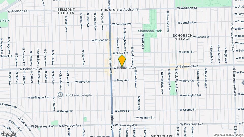 7125 W Belmont Ave Map and Location Details