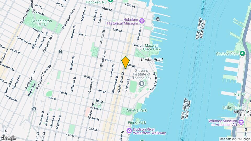 813 Washington St Map and Location Details