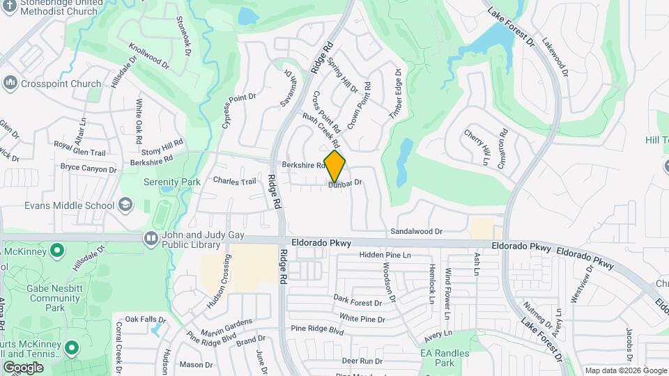 2644 Dunbar Dr Map and Location Details