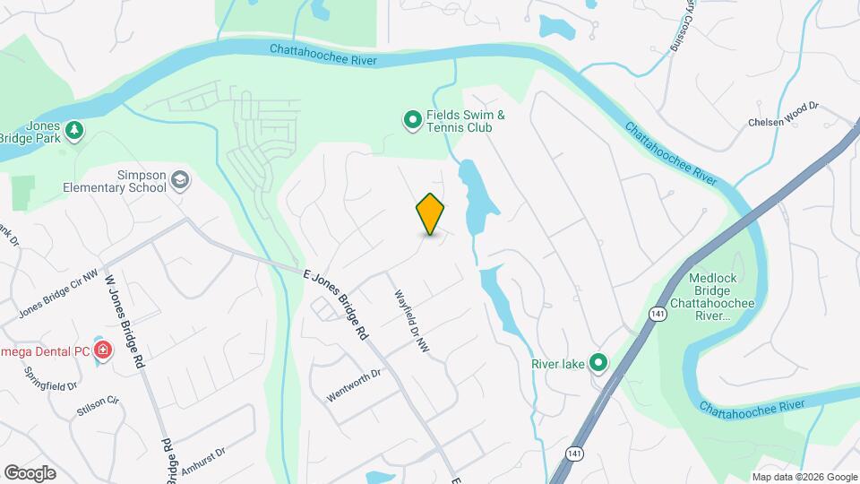 4980 Whitewater Dr Map and Location Details