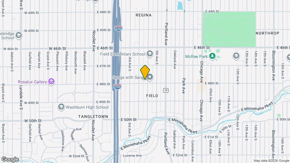 4748 4th Ave S Map and Location Details