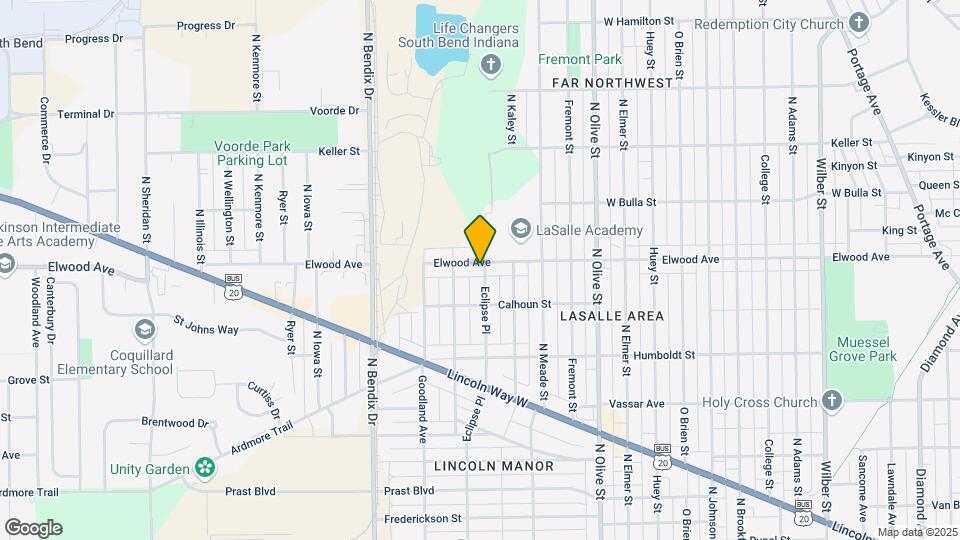 2802 Elwood Ave Map and Location Details