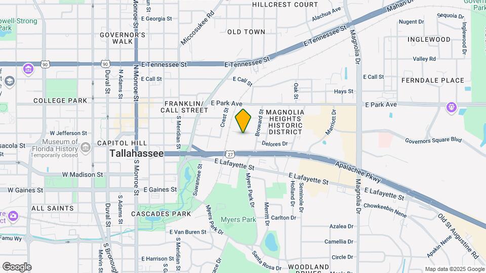 729 E Jefferson St Map and Location Details